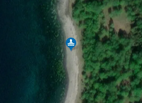 Satellite image of Morsdalstranda