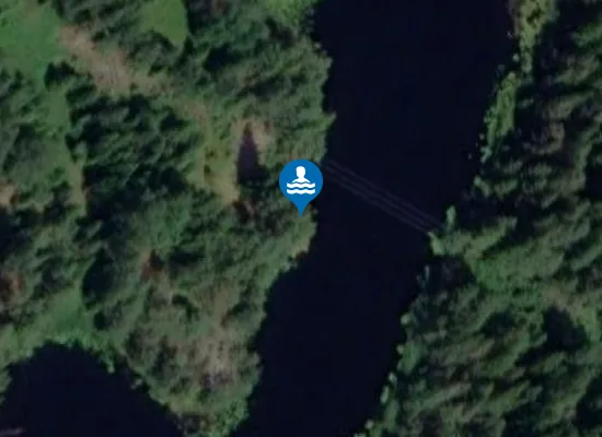 Satellite image of Omlandstjenn