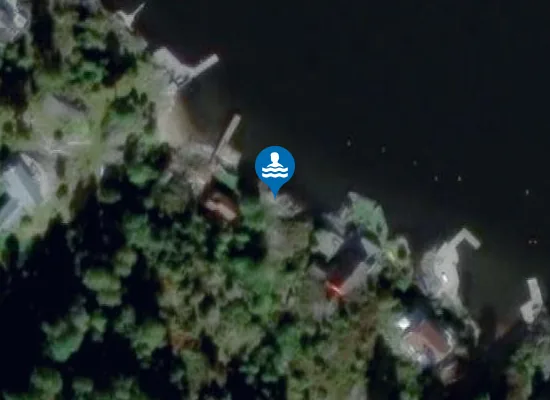 Satellite image of Vadberget
