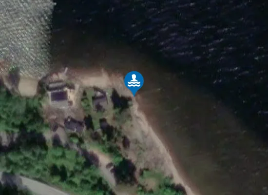 Satellite image of Sandtangen