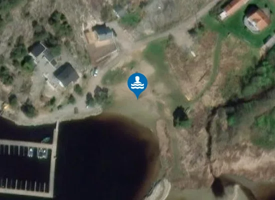 Satellite image of Sanderødstranda
