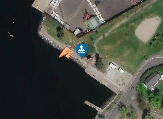 Satellite image of Bekkelagsbadet