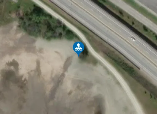 Satellite image of Nerkvernstranda
