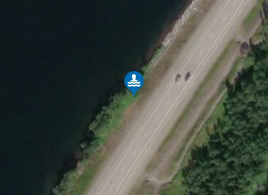 Satellite image of Brusestølstrondi