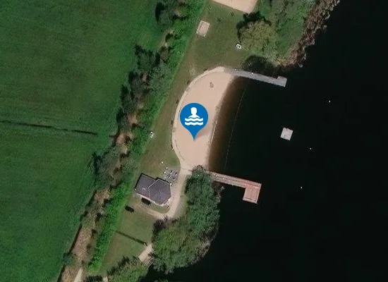 Satellite image of TETEROWER SEE TETEROW BADESTRAND