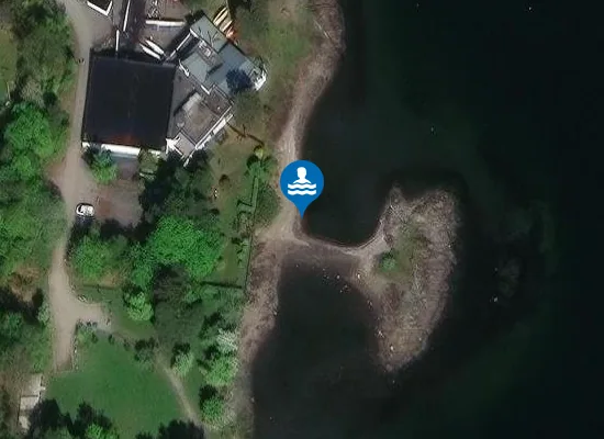 Satellite image of Sundveien badeplass