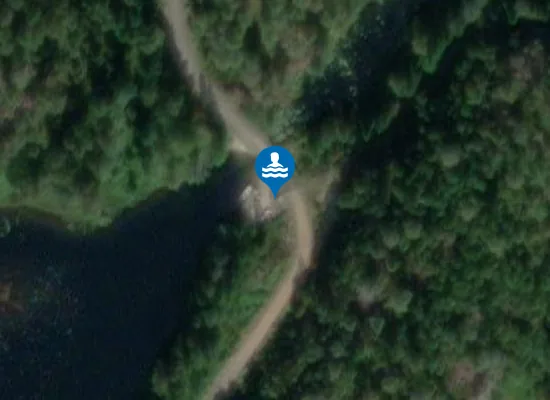 Satellite image of Osbu beach