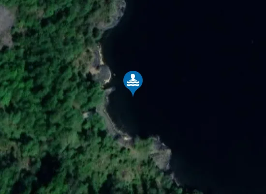 Satellite image of Kvernavika