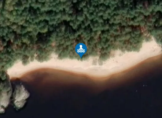 Satellite image of Kanelstranda