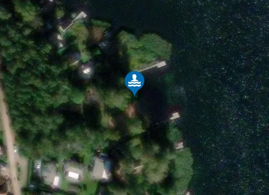 Satellite image of KRAKOWER SEE KRAKOW AM SEE WADEHAENG