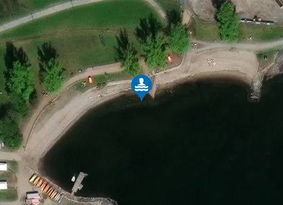 Satellite image of Sollerudstranda