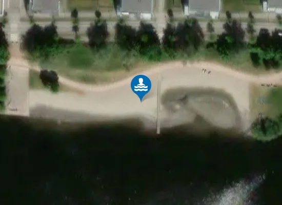 Satellite image of Bragernes strand