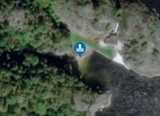Satellite image of Hvitsand
