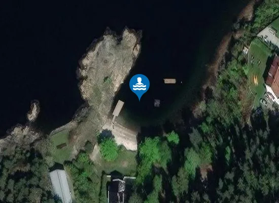 Satellite image of Alværnbukta