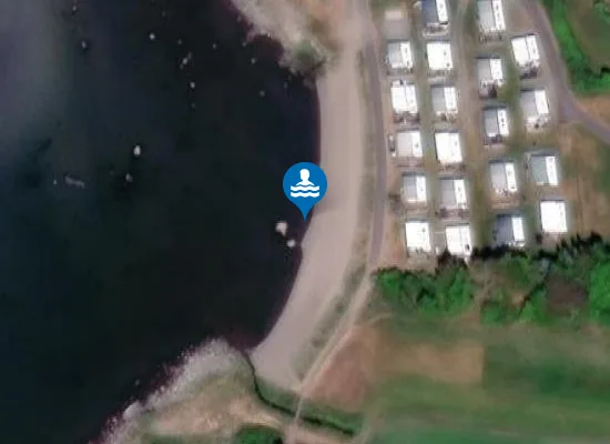 Satellite image of Skitnerødstranda
