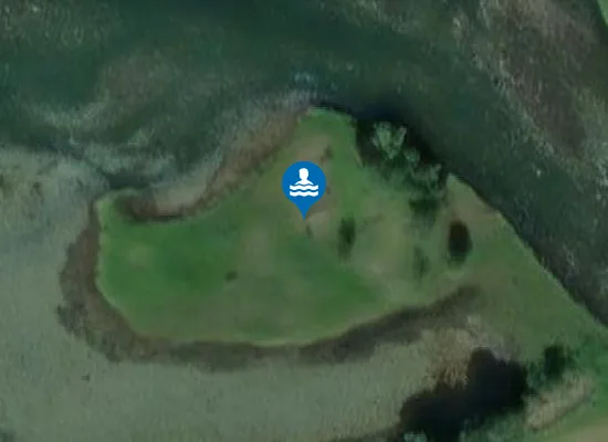Satellite image of Kalvøyra