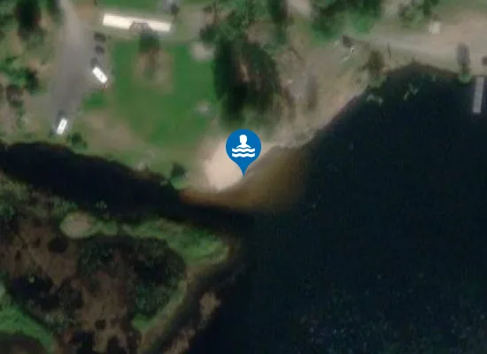 Satellite image of Badeplass