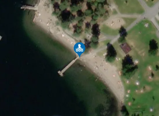 Satellite image of Sandvika Badeplass