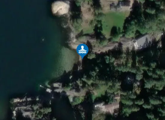 Satellite image of Breibukta