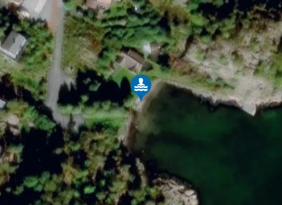 Satellite image of Terkelsbukt