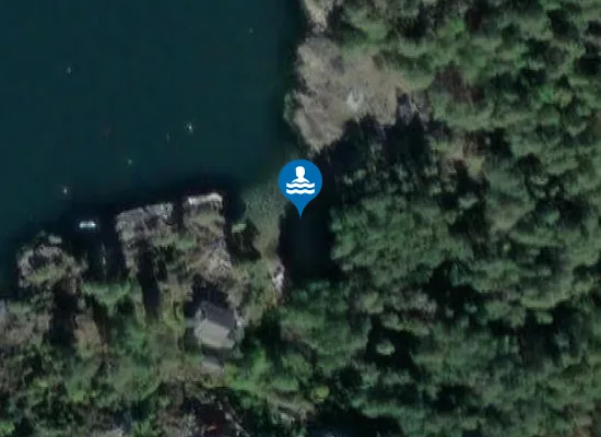 Satellite image of Gangdalstranda