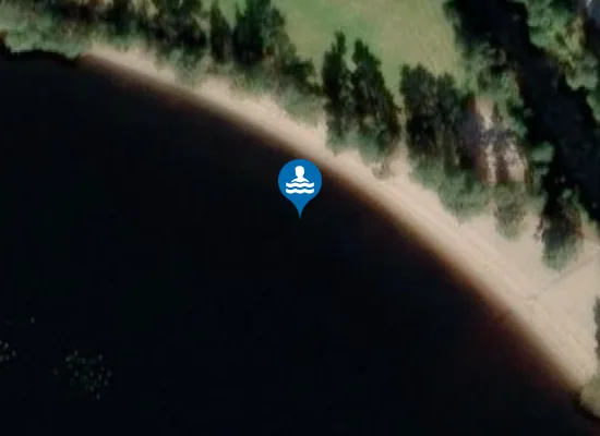 Satellite image of Byremosanden