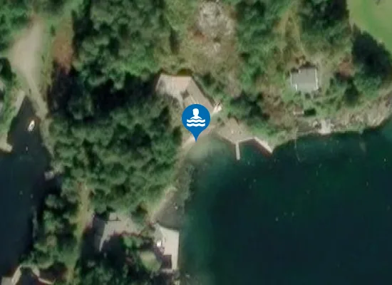 Satellite image of Åmlandsstranda