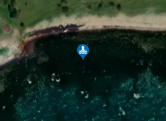 Satellite image of Kådesanden
