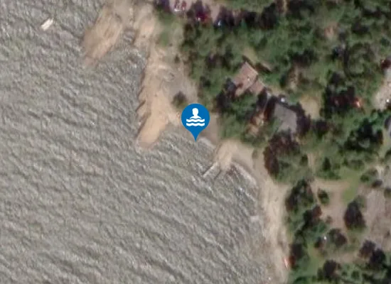 Satellite image of Humlekjærstranda