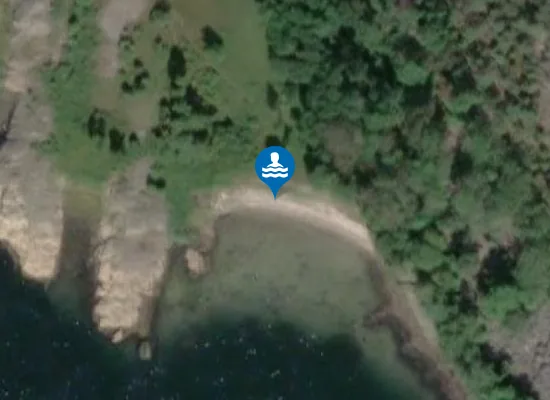 Satellite image of Letterødtangen