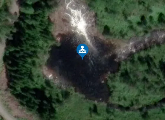 Satellite image of Hundsfossen