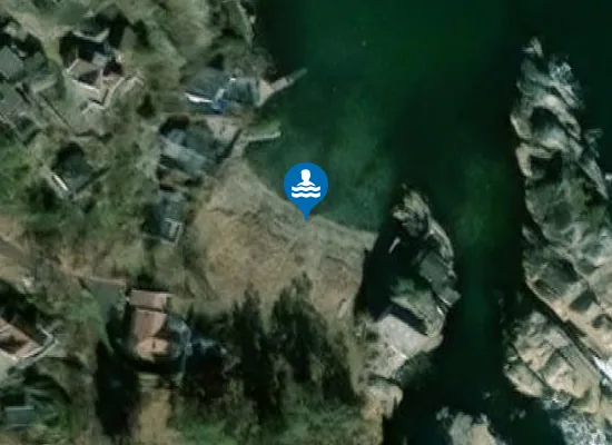 Satellite image of Skjellsand