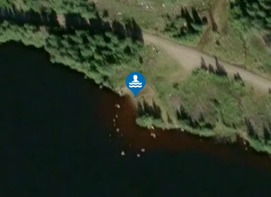 Satellite image of Leirfallet