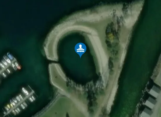 Satellite image of Badelagune