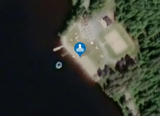 Satellite image of Trytetjern badeplass