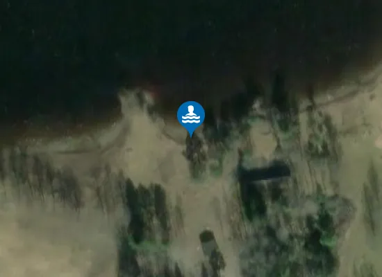 Satellite image of Lundebyvannet badeplass