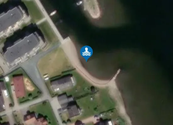 Satellite image of Grunden badeplass