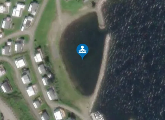 Satellite image of Bjørnstadvika Badeplass