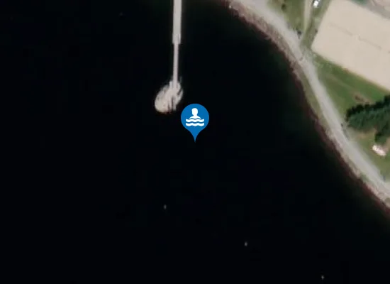 Satellite image of Koigen Badeplass