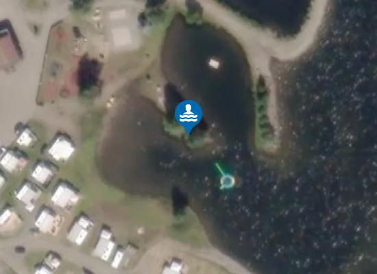 Satellite image of Sveastranda Badeplass