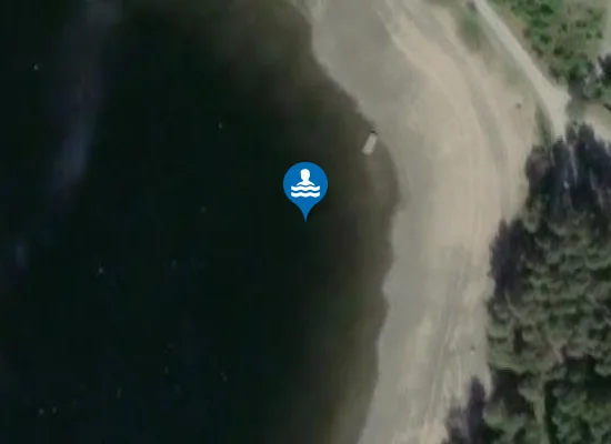 Satellite image of Fiskerly Badeplass