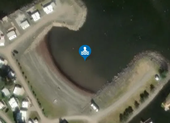 Satellite image of Hekshus Badeplass