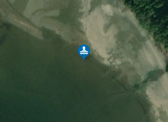 Satellite image of Saustadvika Badeplass