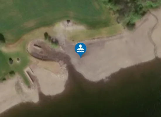 Satellite image of Stranden Badeplass