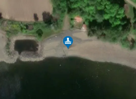 Satellite image of Hagelund Badeplass