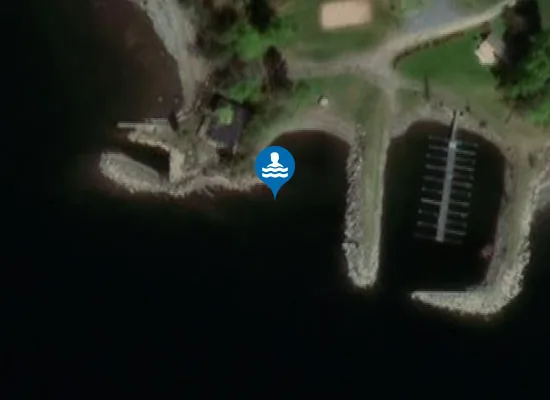 Satellite image of Kise Badeplass