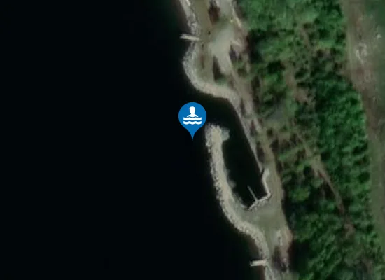 Satellite image of Smedstua Badeplass