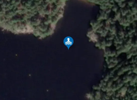 Satellite image of Møkkvika Badeplass