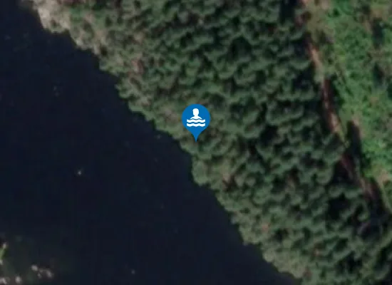 Satellite image of Skinkvika Badeplass