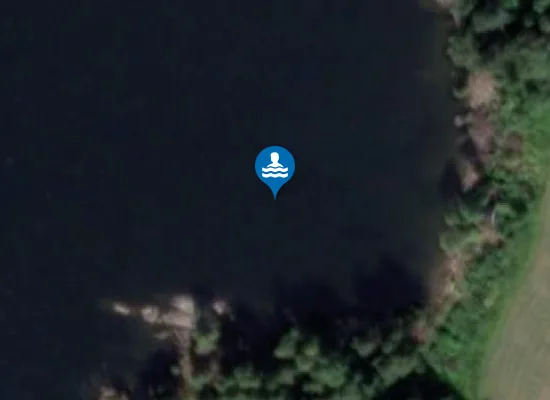 Satellite image of Smestadvika Badeplass